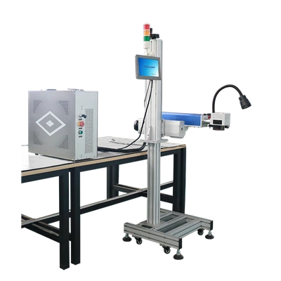 50W latająca maszyna do znakowania i grawerowania laserem światłowodowym